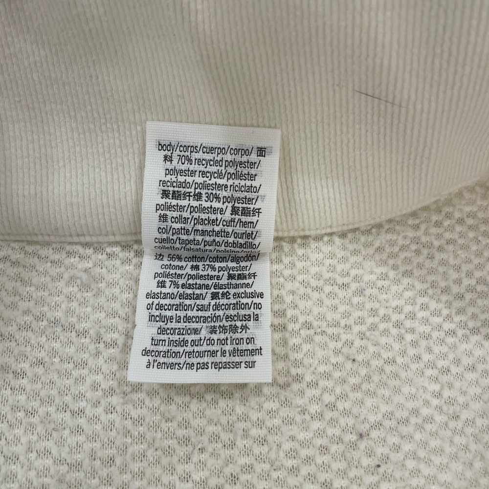 Cream Sherpa Quarter-Zip Pullover Pink Brand - Picture 12 of 13